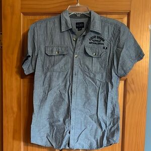 Lucky Brand Blue Casual Button Down Shirt